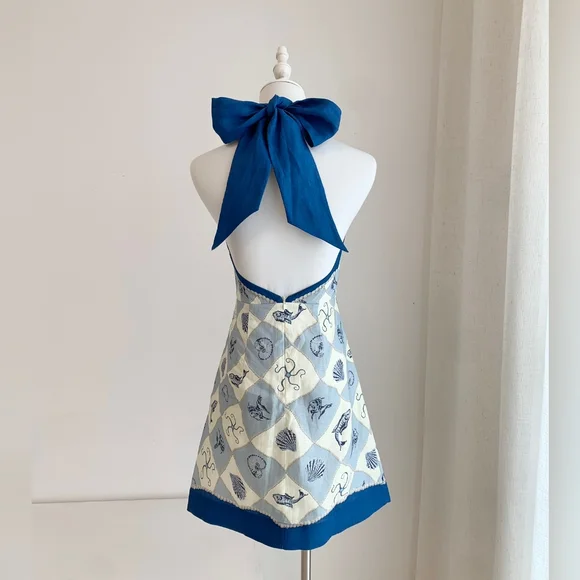 Alemais Pia printed linen minidress - Picture 10 of 13